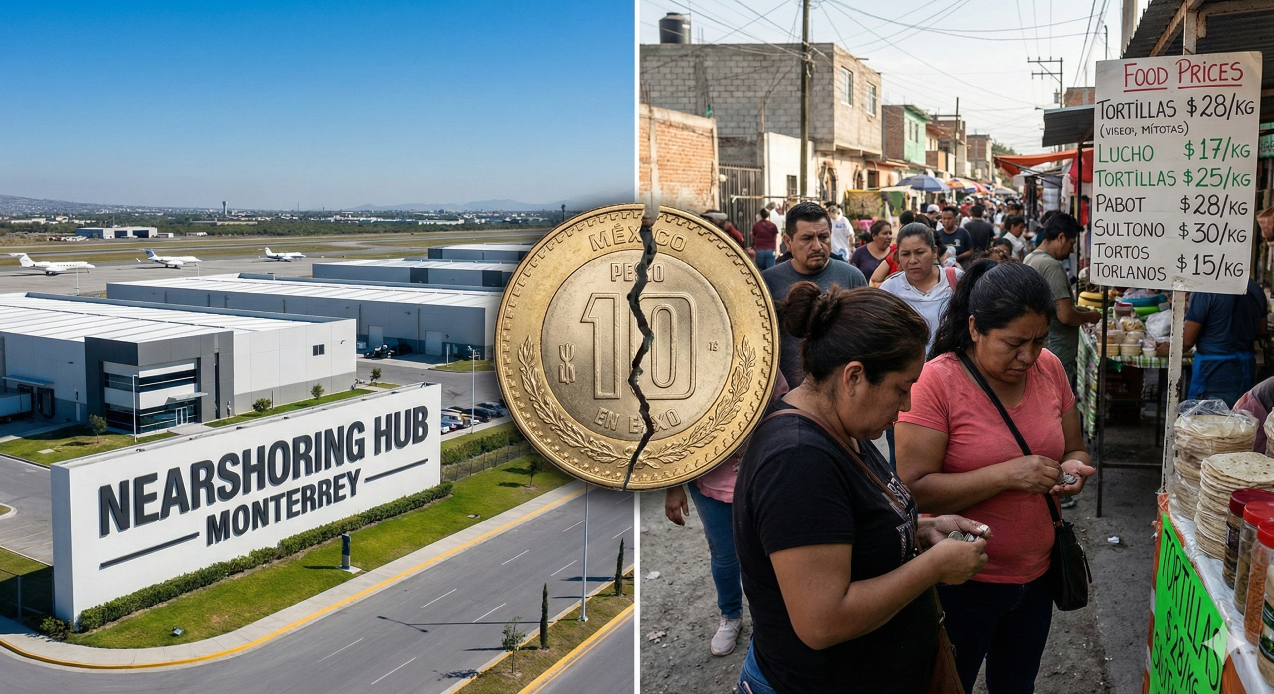 La Gran Mentira del “Milagro Mexicano”: Por qué tu bolsillo no siente ni el Nearshoring ni el Super Peso